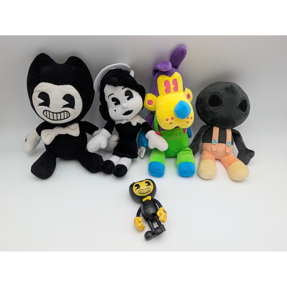 PhatMojo Bendy and the Ink Machine Plush Lot Black Alice Boris